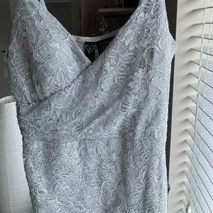 Silver-Blue cocktail dress